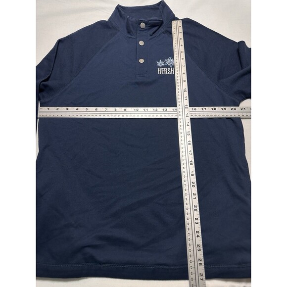 Hersheys Chocolate Mens Small Souvenir Long Sleeve Shirt Pockets Charles River - Picture 8 of 11